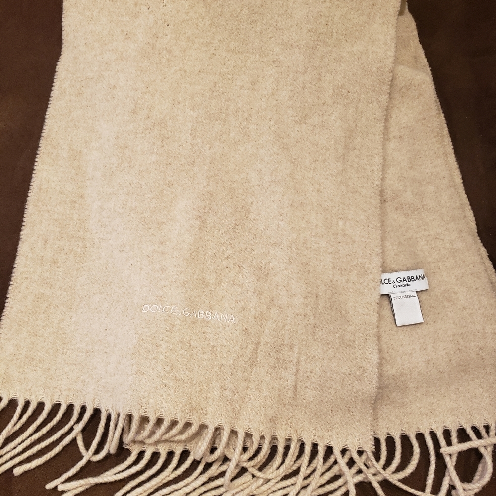 Dolce & Gabbana fringe scarf